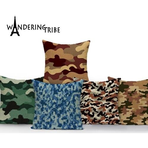 Colourful Pattern Cushion Cover Customized Geometric Pillow Cover Printing Dot Cover for Pillow Stripes Cushion Cover for Sofa