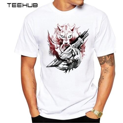 TEEHUB New Arrival 2019 Men Fashion Final Fantasy Amano Homage T-Shirt Short Sleeve Casual Design T Shirt Hipster Cool Tops