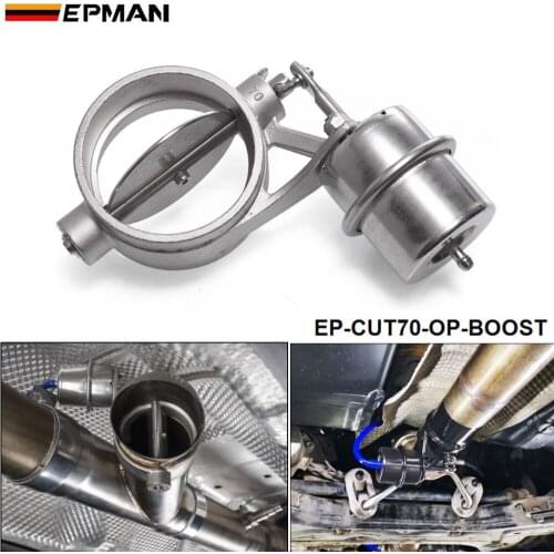 NEW Boost Activated Exhaust Cutout / Dump 70MM Open Style Pressure: about 1 BAR For BMW 520i f10 EP-CUT70-OP-BOOST