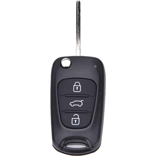 New Remote Folding Key Shell Case 3 Buttons Fob for Hyundai I20 I30 IX35 I35