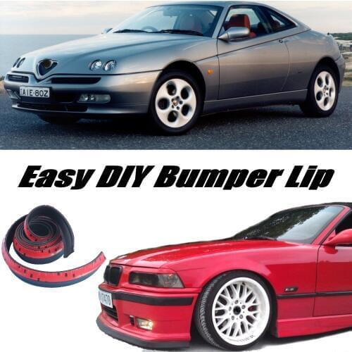 NOVOVISU Bumper Lip Deflector Lips For Alfa Romeo GTV / Spider AR Front Spoiler Skirt For Car Tuning / Body Kit / Strip