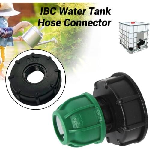 IBC Ton Barrel Hose Joint Fittings Water Tank Hose Connector Kitchen Bath Tap Faucet Adapter Quick Connect Garden Supplies