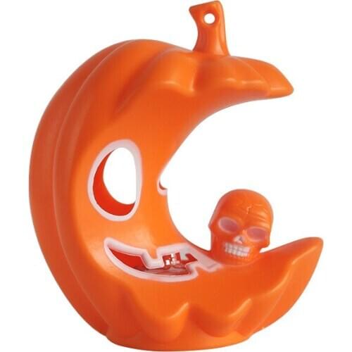 LED Halloween Colorful Night Light Pumpkin Lantern DIY Hanging Scary Halloween Candle Light Decoration Props Scary Skull Lamp