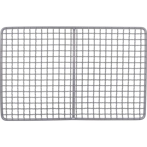 Titanium Charcoal Bbq Grill Barbecue Grill Durable Net Plate Camping Tableware