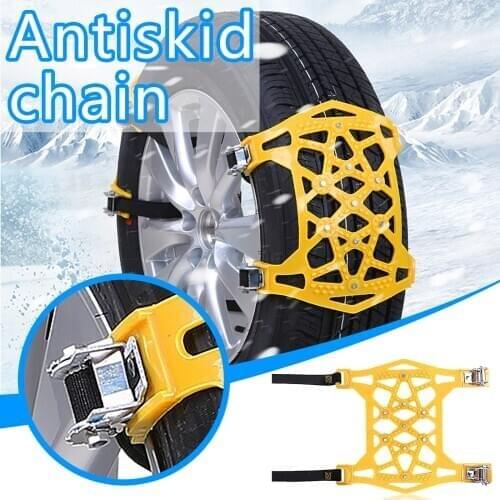 Thicker TPU Snow Chains Universal Car Suit Tyre General Automobile Tire For SUV Off-road Safety Chains Snow Mud Ground Anti Slip