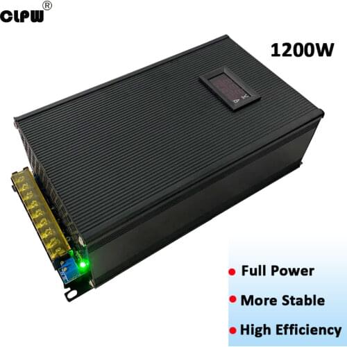 Switching power supply DC 24V 36v 48v 50v 60v 70v 80v 90v 100v 1200w single output digital display for stepper CCTV LED light