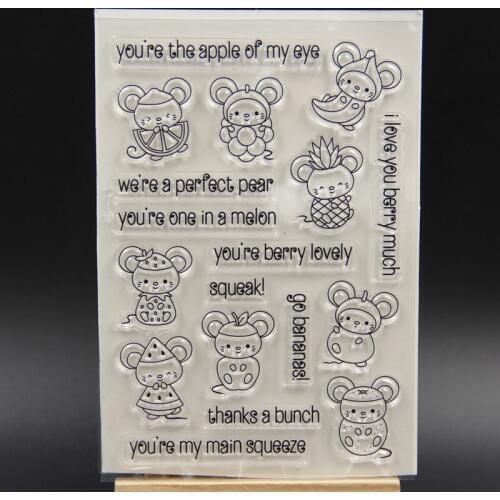 KSCRAFT Japan Transparent Clear Silicone Stamps for DIY Scrapbooking/Card Making/Kids Crafts Fun Decoration Supplies