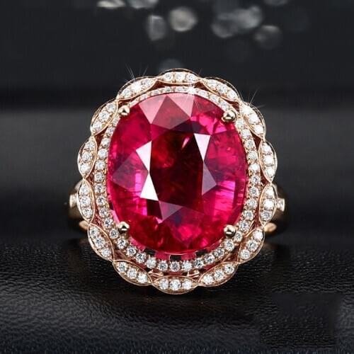 Luxury Hollow Simulated Ruby cz Ring 925 sterling silver Engagement Wedding band Rings for Women Bridal Party Jewelry Gift