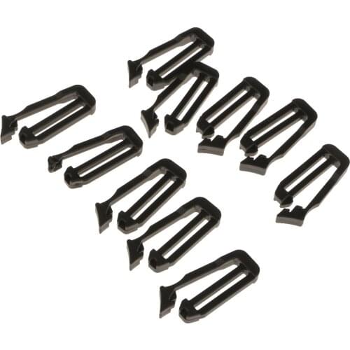 10x Outdoor Army Webbing Strap Buckle Plastic Hanging Belt Clip Key Holder for Molle Backpack Webbing Connecting