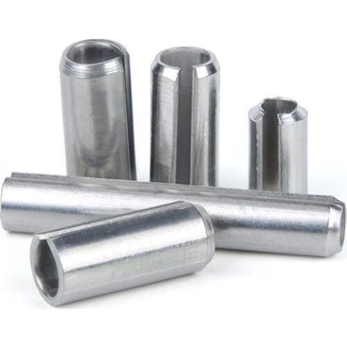 2pcs M12 elasticity Cylindrical Locating pin Cotter Spring pins Standard Parts 304 stainless steel 20mm-35mm Length