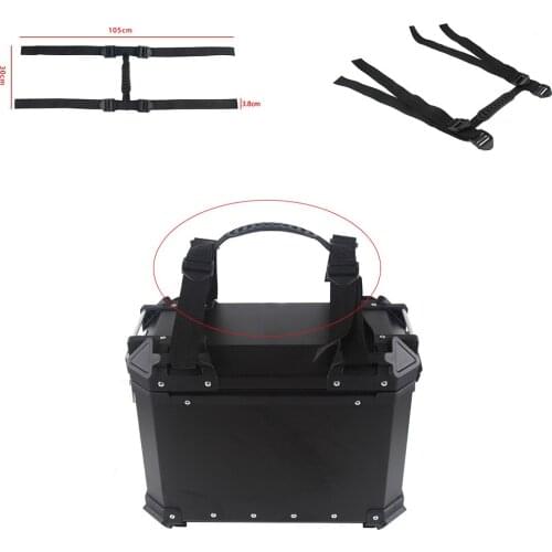 Motorcycle Accessories Universal Aluminum Alloy Tail Box Straps, Handle Rope, Convenient and Fast, Adjustable In Length