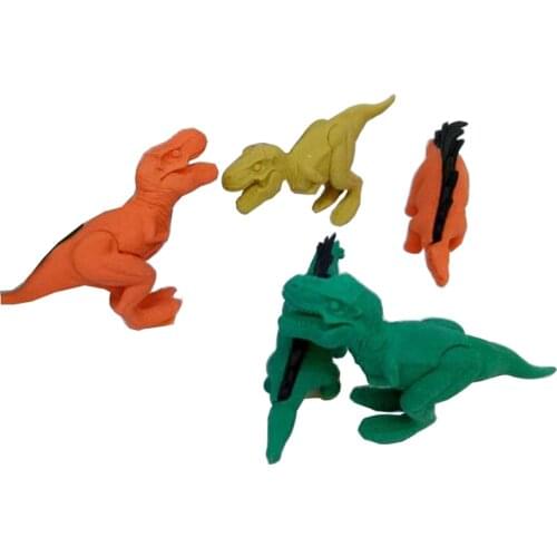 Freeship NEW 6 12 24 30 Dinosaur Puzzle rubber Eraser Kid Party Bag pinata Filler Reward Prize Toy party toys favors gift mind