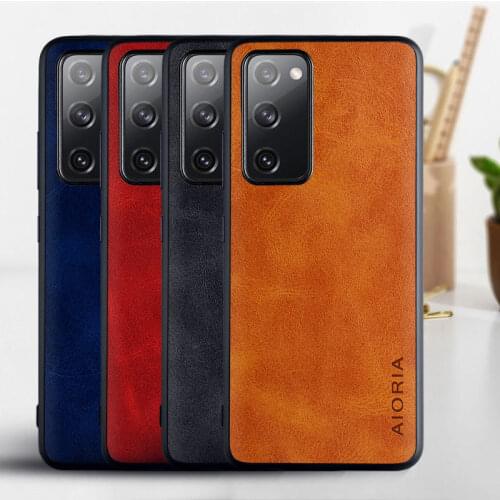 For Samsung Galaxy S20 FE 5G S20 Lite Case Soft PU Leather Skin protective back cover case for Samsung Galaxy S20 Fan Edition