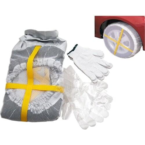 FUNDAS TEXTILES NEUMATICOS CADENAS NIEVE PARA TURISMO COMPATIBLE CON RUEDA 155/70/13
