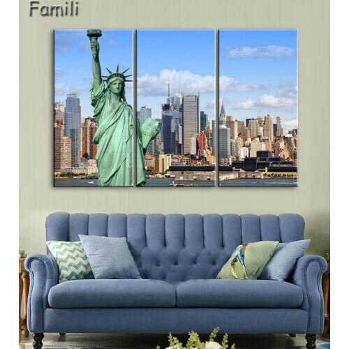 3pcs Pantings On The Wall Art Canvas Painting New York City Wall Pictures For Living Room Cuadros Decoration Home Decor No Frame