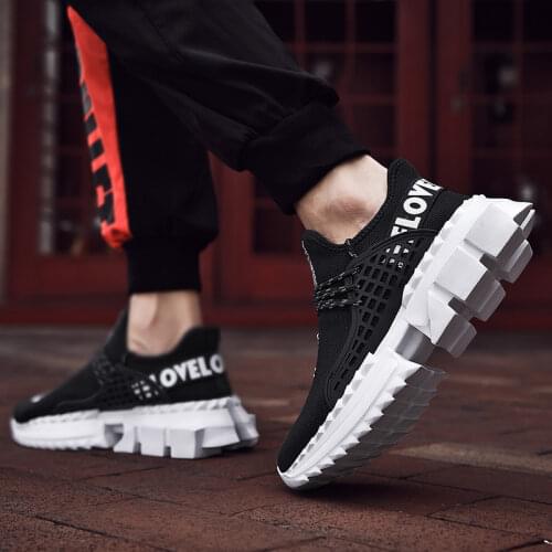 Zeeohh Men Sneakers tenis masculino Breathable Casual No-slip Men Vulcanize Shoes Male Air Mesh Lace up Wear-resistant Shoes
