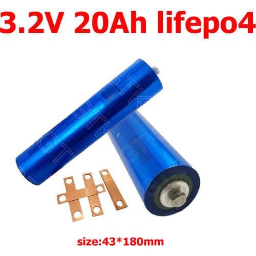 4pcs lithium 3.2v 20Ah lifepo4 no 38120 no 40152 60A high drian for DIY 12V 24V power Lawn mower House hold electric supplies