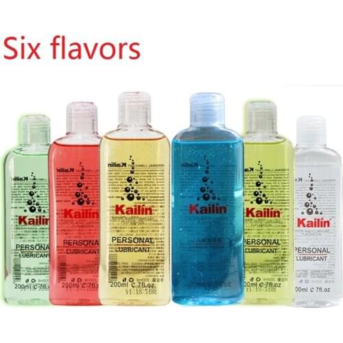 200ml Six flavors Lubrication Used for Anal Plug Water-based Lubricant for Sex , Lubricant Anal Sex Toys Couple Gift for Sex men