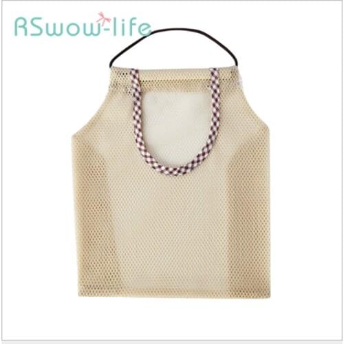 Reusable Mesh Fruit Vegetable Bags Washable Eco-Friendly Bags Home Kitchen Storage Pouch Net Bag Portable Shopping Pouch