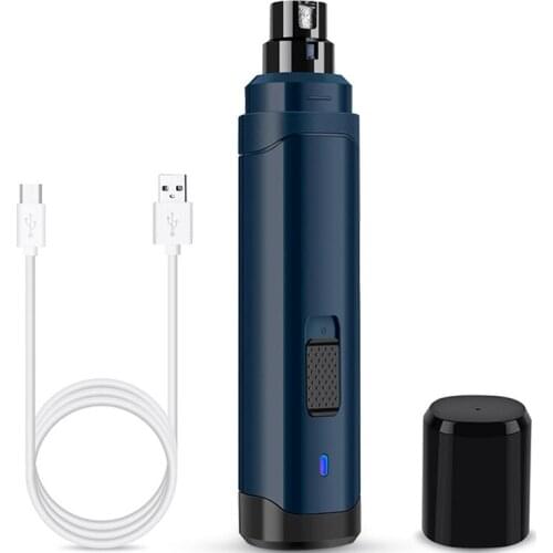 LHUANG Rechargeable Trimmer Clippers Usb 2 Speed Electric Dog Cat Nail Grinder Wholesale Professional Pet Grooming Supplies