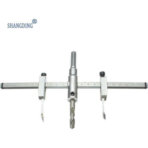 Wholesale Price Adjustable 30-200mm Metal Wood Circle Hole Saw Drill Bit Cutter Kit DIY 2 Sizes HSS Durable