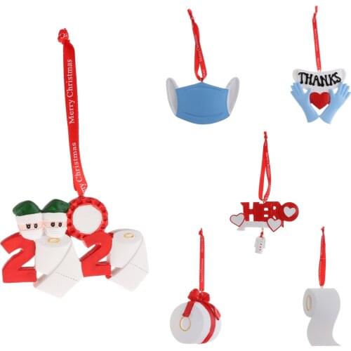 Christmas Ornaments, Resin Rustic Decorations for Kids Xmas Tree, Country Gift