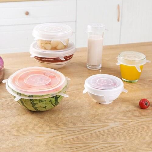 Silicone Cover Stretch Lids Reusable Airtight Food Wrap Covers Keeping Fresh Seal Bowl Stretchy Wrap Cover Kitchen Cookware U3