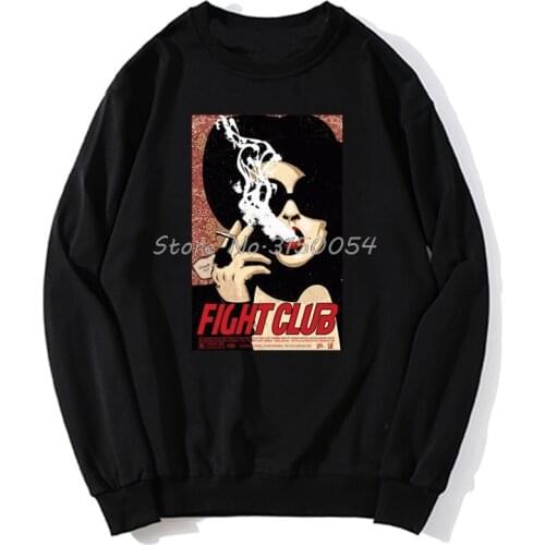 Marla Singer Fight Club Hoodie Anime Hoodies Spring Autumn Men Pullover Sweatshirts Harajuku Streetwear