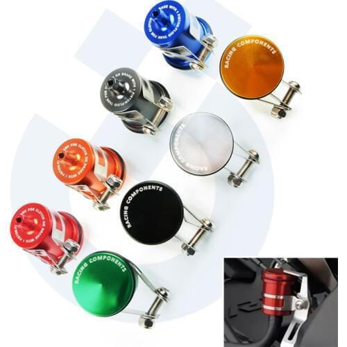 Universal Billet Rear Brake Clutch Tank Motorcycle Fluid Reservoir Oil Cup FOR DUCATI Monster 749 848 916 996 998 999 1098 1198