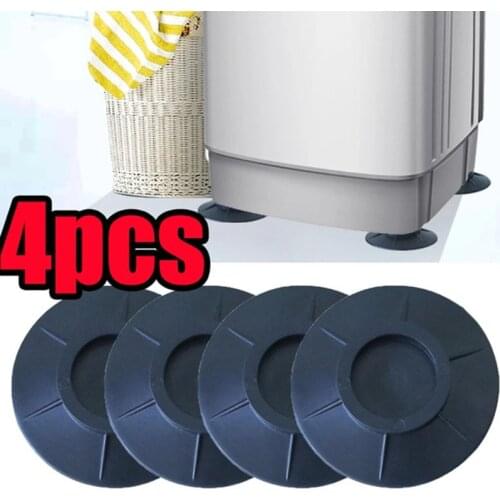 4Pcs Anti-Vibration Washing Machine Rubber Foot Pads For Reduce Quiet Non-Slip Grip Covers for Various Cabinets