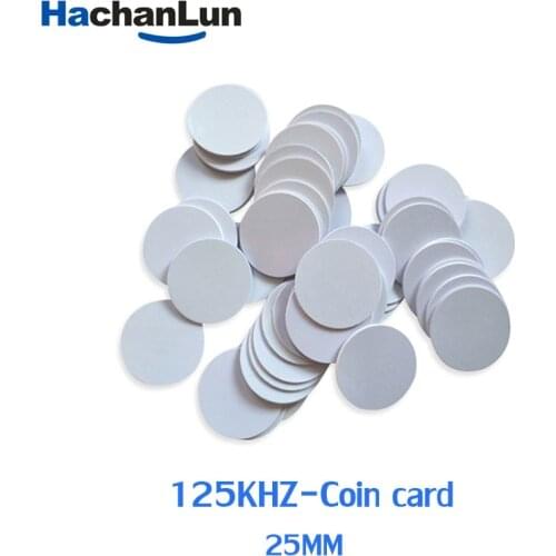 5/10PCS RFID T5577 25mm NFC Electronic Round Label 125KHZ Blank Access Control Card Can Copy and Erase