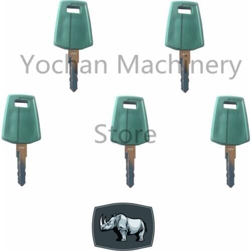 5 New Aftermarket Replacement C001 Keys For Volvo Wheel Loader F Series ELI80-0124