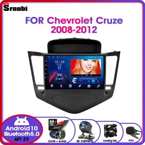 Android 10.0 Car Radio for Chevrolet Cruze 2009-2014 2 Din IPS Touch Screen GPS navigation Multimedia Player 4G net WIFI MP5 DVD