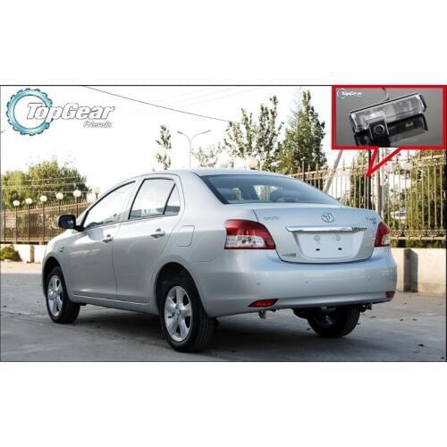 Car Camera For TOYOTA Belta Vios Yaris Sedan XP90 MK2 2007~2013 High Quality Rear View Back Up Camera For TopGear Friends | RCA
