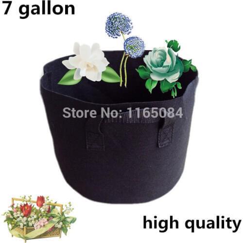 Free shipping High Quality Gardening materials planting bags , grow bags for vegetables trees flower pots 7gallon 37*30cm