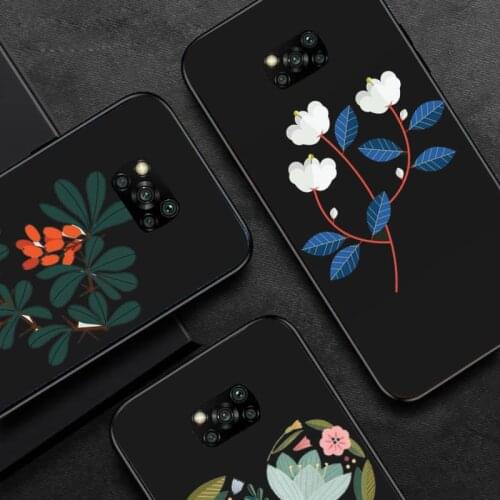 Pretty Flower Phone Case For Huawei P40 P20 P30 Mate 40 20 10 Lite Pro Nova 5t P Smart 2019