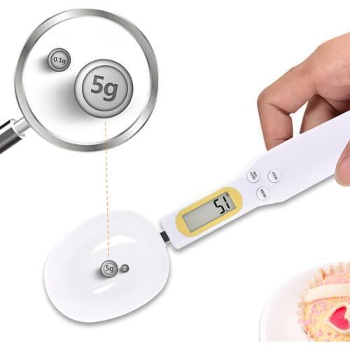 500g/0.1g LCD Display Digital Kitchen Measuring Spoon Electronic Digital Spoon Scale Mini Kitchen Scales Baking Accessories