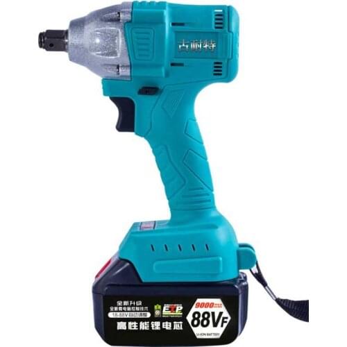 Doersupp Brushless Electric Wrench 110-240V 298VF 630NM 22800mAh Brushless Cordless Impact Wrench Power Tool with Battery