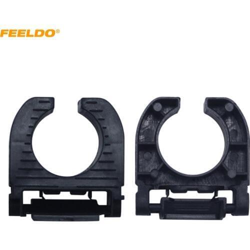 FEELDO 2x Auto HID Xenon Bulb Holder Base H7 Low Beam Bracket Retainers Adapter Sockets For Ford Mondeo #AM5549