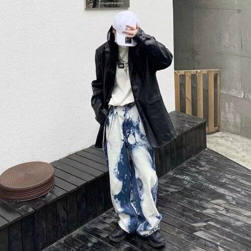 Men's Wide Leg Jeans IMGININ China