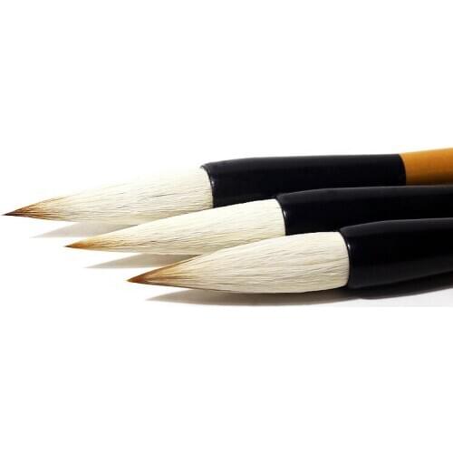 Chinese Brush Pen High Grade Huzhou Multiple Hair Brush Pen Seal Script Chinese Calligraphy Brushes for Beginner Tinta China