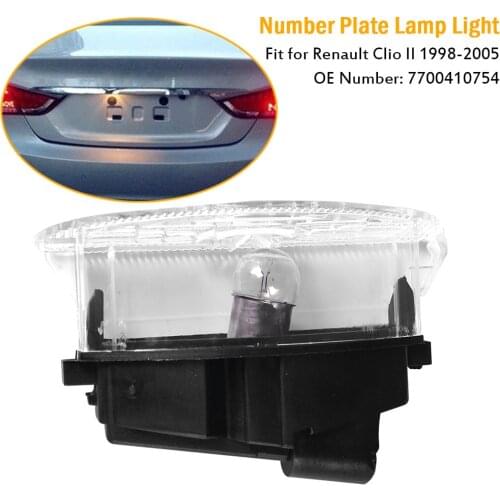 Number Plate Lamp Light Bulb for Renault Clio II 98-05 Thalia Twingo 7700410754