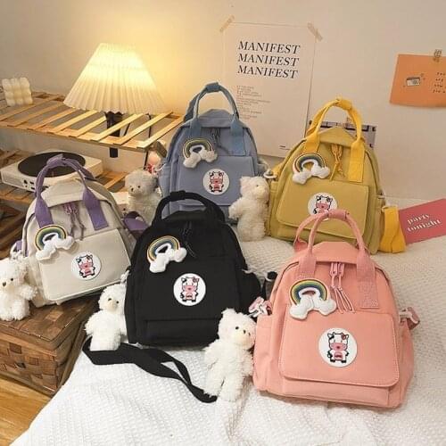 2021 Kawaii Japanese Mini Backpack Multifunction Girls Outdoor Fashion Shoulder Bag Female Little Crossbody Bag Women Mochila