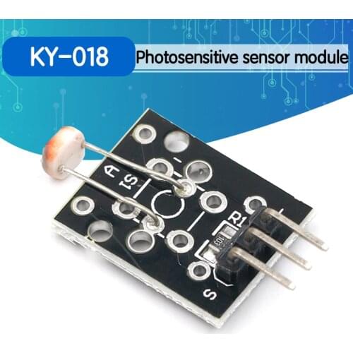 KY-018 3pin Optical Sensitive Resistance Light Detection Photosensitive Sensor Module for arduino DIY Kit KY018