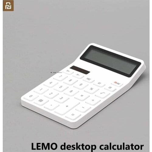 Mijia LEMO desktop calculator photoelectric dual drive 12 number display automatic shutdown calculator for office finance