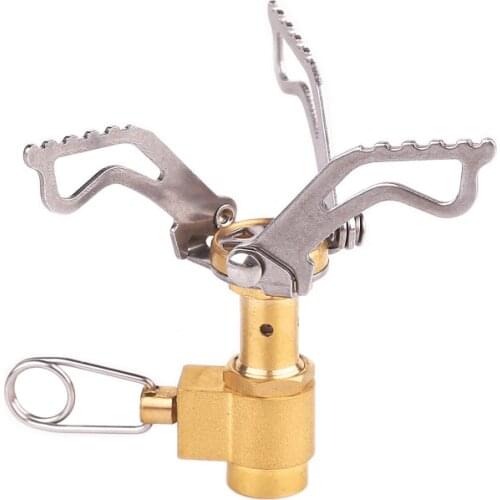 New Outdoor Gas Stove Camping Gas Burner Portable Mini Titanium Stove Survival Furnace Pocket Picnic Gas Cooker