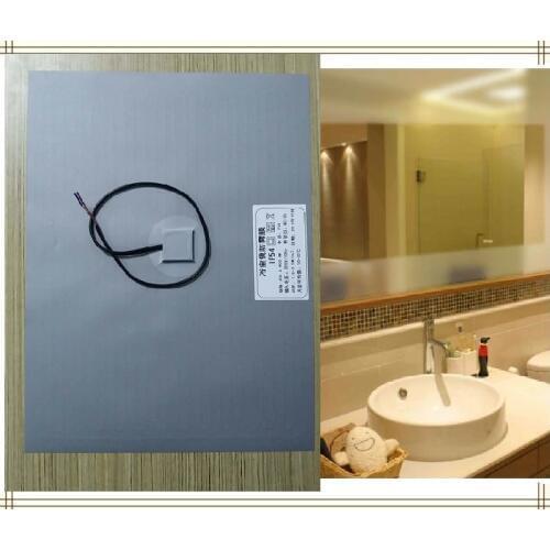 New Bathroom Mirror Shower Protective Film Anti Fog Window Clear Waterproof Makeup Mirror Protective Electronic Heating Film