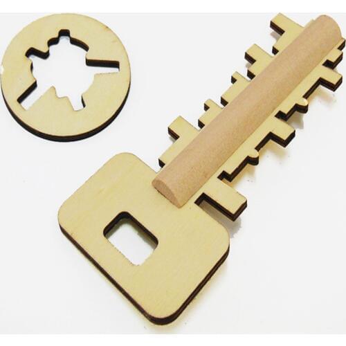 New Creative Key Unlock Puzzle Games Kids Intelligence Learning Educational Toys Puzzles Wooden Puzzle Popular Toys For Children