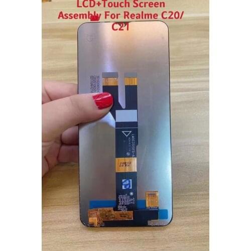 10 PCS/Lot Original Screen For Oppo Realme C20 C21 RMX3063 RMX3061 RMX3201 Full LCD And Touch Screen Assembly Repair Parts