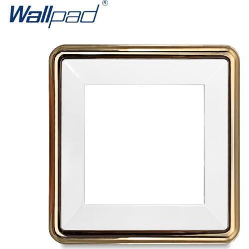 Wallpad White PC Panel Luxury Gold Edge Frames Panel Only